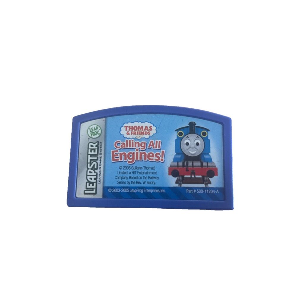 LeapFrog Leapster Thomas Friends Calling All Engines Game Cartridge & Book Set - Picture 2 of 16